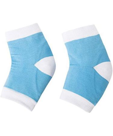 minkissy Socks Moisturizing Heel Socks for Cracked Heels Blue Open Toe spa Gel Socks for Lotion Overnight toeless spa Socks Vented Heel Socks Foot Cover Men and Women Protector Spa - Buy Online on SooperMarket.com