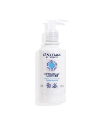 L'OCCITANE Shea Butter Cleansing Milk 200ml | Enriched with Shea Butter | Vegan & 99% Readily Biodegradable | Clean & Premium Beauty Cleanser for All Skin Types