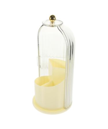 PRETYZOOM Makeup Brush Cosmetic Brush Holders Eyeliners Makeup Holder Brush Case To Rotate Dressing Table