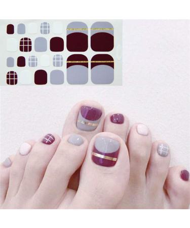 Buy 14pcs Waterproof Nail Polish Strips - Stunning Nail Art Decals & Sequins for Manicure Tips | International Shipping - Buy Online on SooperMarket.com