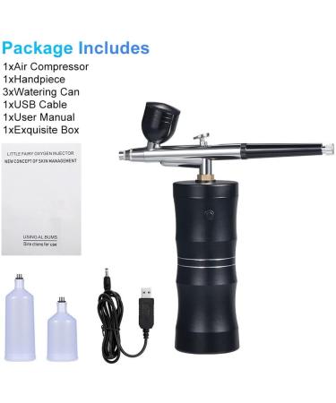 Kydelty Rechargeable Mini Airbrush Kit with Compressor for Makeup, Tattoo, Nail Art - Portable Handheld Air Brush for Face Paint and Model Painting - Buy Online on SooperMarket.com