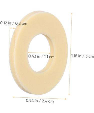 COOLHIYA Sheets Latex Corn Stickers Foot Callus Sticker Corn Pedi Pad Plantar Pad Sticker Protector Doorables Feet Corn Stickers Sticker Cushions Foot Patch Oval Non-Woven Fabric - Buy Online on SooperMarket.com