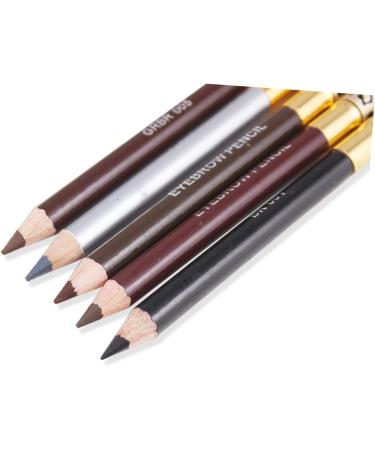 HAPINARY 6 Pcs Long Lasting Eyebrow Pencils Double Ended Eyebrow Pencil Brow Gel Brow Brush Uk Brown Wooden - Buy Online on SooperMarket.com
