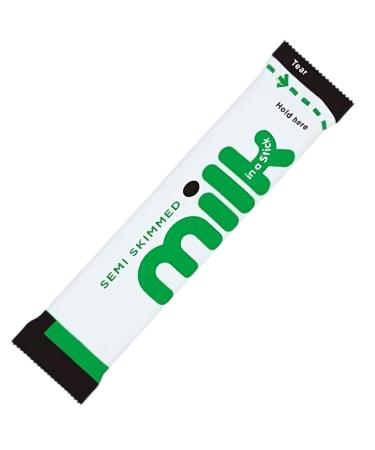 Lakeland Dairies Milk Stick | Convenient Single-Serve Semi-Skimmed Milk Pack of 10 x 10ml Milk-Sticks 10 ml (Pack of 10)