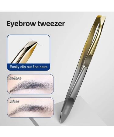 Zhong Tool 4 in 1 Stainless Steel Personal Care Set - Professional Makeup Tools & Ear Spoon - Eyebrow Care 4PCS - Buy Online on SooperMarket.com