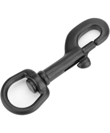 Nosii Stainless Steel Swivel Snap Hook - 75mm Black Bolt Accessory for Scuba Diving - Buy Online on SooperMarket.com