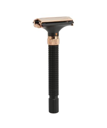 Razor Blade Handle Safety Double Edge Men Classic Old Fashioned Metal Razor Holder (Without Blades)