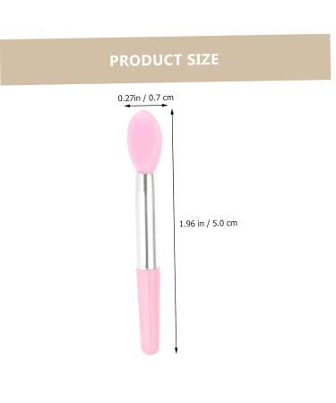 Shop Mikinona 10pcs Lip Mask Spoon & Makeup Brush Set | Lipstick Applicator Creamy Eyeshadow & More - Miss Cosmetic Pink - Buy Online on SooperMarket.com