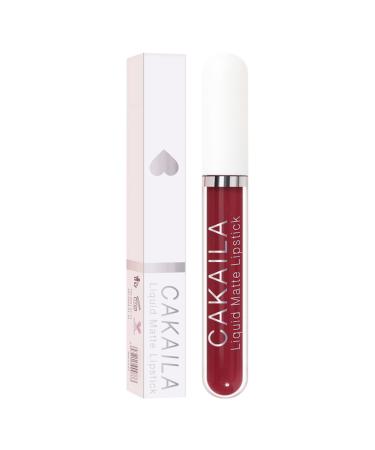 Yueci matte lip gloss lipstick sexy moisturizing long-lasting lip gloss & non-stick shell non-fading resultWaterproof 12h stop without drying Lipstick lipstick 1 ml (1 Pack) # 06
