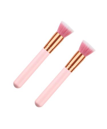 Baluue 2pcs Makeup Brush for Woman Fine Bristles Professional Makeup Brush Blush Brush Makeup Brushs