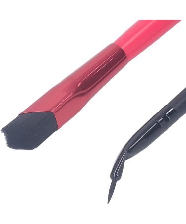 Verdant Touch Bent Eyeliner Brush Professional Makeup Eyebrow and Eyeliner Brush Set Multifunctional Bent Cosmetic Tool for Women - Buy Online on SooperMarket.com