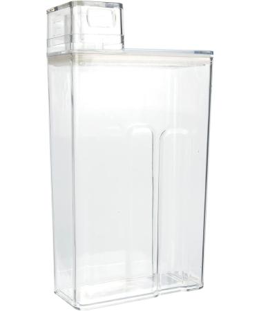Cabilock 3pcs laundry storage box Travel Holder laundry storage canister laundry bottle dispenser lotion bottle glass containers Sub Bottle Organizer the pet food 23.5X12.5CMx3pcs Transparentx3pcs - Buy Online on SooperMarket.com