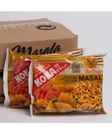 Koka Oriental Style Instant Noodles | Masala Flavour | Snack or Meal Accompaniment | Ready in 2 Minutes | 85g (Pack of 30) - Buy Online on SooperMarket.com