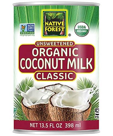 Native Forest Organic Classic Coconut Milk 13.5 Ounce Cans (Pack of 12)Packaging may Vary