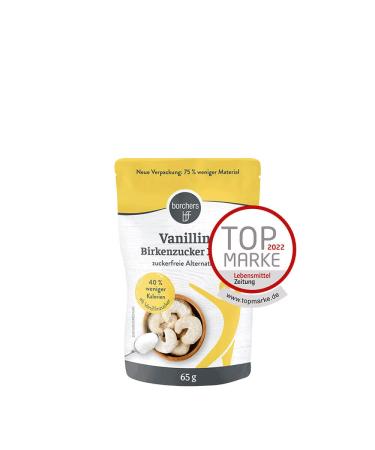 borchers Vanillin Birch Sugar | Sugar-free alternative to vanilla sugar | Fewer calories | 65 g
