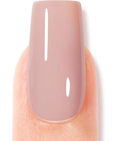 AILLSA Nude Gel Nail Polish 15 ML - Pink Nude Light Varnish for Salon & Home Use - Buy Online on SooperMarket.com