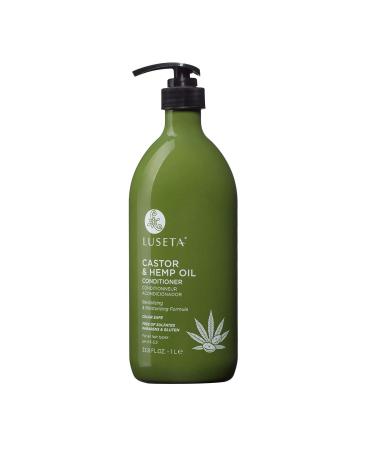 Luseta Castor & Hemp Oil Conditioner for Hair Growth Hair Loss/Repair Thickens & Enriches Thinning 33.8oz