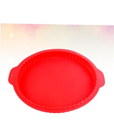 IMIKEYA 1pc Non Stick Nonstick Red Silicone Cake Mold Cookie Mold Baking Pan Silicone Molds Round Cake Pan Silicone Gummy Molds Silicone Baking Mold Silicone Mold for Cake Pizza Bakeware 31 X28.5CM Red - Buy Online on SooperMarket.com