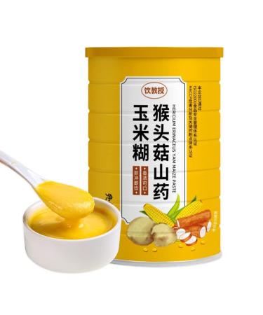 Hericium Erinaceus Yam Corn Flour 300g/can Corn Soup Pure Grains and Cereals As Meal Substitute Nutritious Breakfast Meal Substitute Instant Boiled Satiated Vegetables (3 CAN)