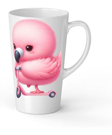 Pink Flemish Baby Mug for Kids in White Ceramic - Large 483 ml Perfect for Hot Chocolate or Milk Fun and Easy to Use - Buy Online on SooperMarket.com