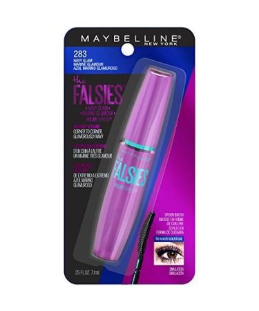 Maybelline New York Volum' Express The Falsies Fiber Mascara in Navy Glam - 0.25 Fl Oz - Buy Online on SooperMarket.com