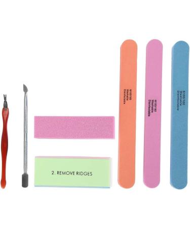 Demeras Buffers Nail Scrub Brush 19x11x3 Manicure Set Nail Polisher Nail Files Buffer Kit Dead Skin Pusher Cuticle Removal Nail Caretool - Buy Online on SooperMarket.com