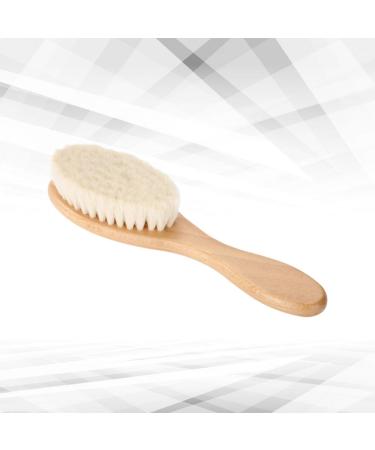 Buy NOLITOY Mustache Brush & Beard Straightening Comb - Wooden Facial Cleansing Brush for Men | Anti-static 15x4x2 CM - Buy Online on SooperMarket.com