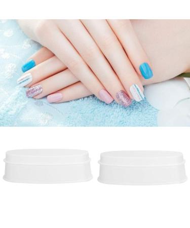 2pcs Nail Dipping Powder Tray - DIY Nail Art Tools for Home Practice | International Shipping - Buy Online on SooperMarket.com