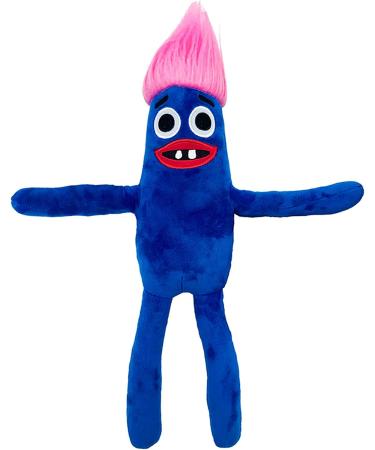 Nobody Sausage Plush Toy Cartoon Game Character Kids Toys Plushie Rainbow Friends Plush Stuffed Dolls Toys Squishy plushies Soft Toys Squishmallow Teddy Pillow Figure Toy for Kids (Sausage Blue)