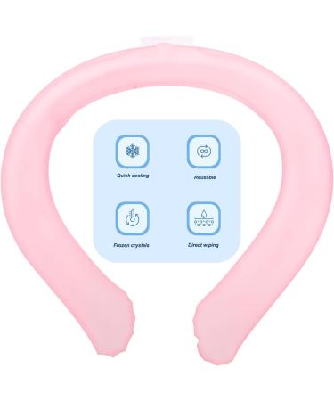 Cooling Neck Tube Reusable Neck Cooler with Ice Crystals Stay Cool in Summer Heat Pink - Buy Online on SooperMarket.com