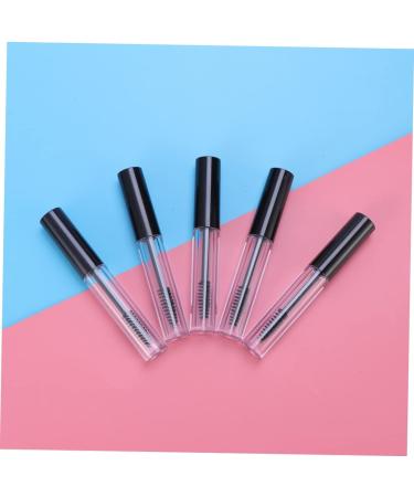 Mikinona 10 Pcs Empty Eyelashes Bottle Clear Mascara Tube Eyelash Brush Tube Empty Tube with Inner Plug - Buy Online on SooperMarket.com