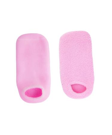 Amosfun 1 Pair Cracked Heel Socks Moisturizing Foot Dry Heel Oil Socks Oil Infused Socks Dry Heel Spa Socks Cracked Foot Lotion Socks Gel Lining Socks Gel Socks Miss Essential Oil at Home medium