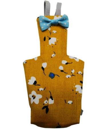 Yushu - Pet Adjustable Diaper Suit Parrot Diaper with Bow Tie Cute Colorful Fruit Floral for Cockatiel Pigeons Pet Birds Parrot Flight Suit Clothes Washable - Buy Online on SooperMarket.com