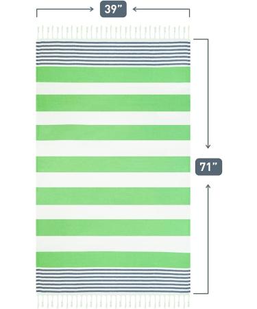 HAVLULAND Sale Set of 6 Turkish Beach Towels - Oversized 39x71, 100% Cotton, Absorbent, Quick-Dry, Sand Free - for Adults, Beach Gifts, Travel, Camping - Beach Accessories - Buy Online on SooperMarket.com
