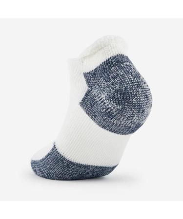 Thorlos J Max Cushion Running Rolltop Socks - White/Navy (3 Pairs) | Size Large - Buy Online on SooperMarket.com