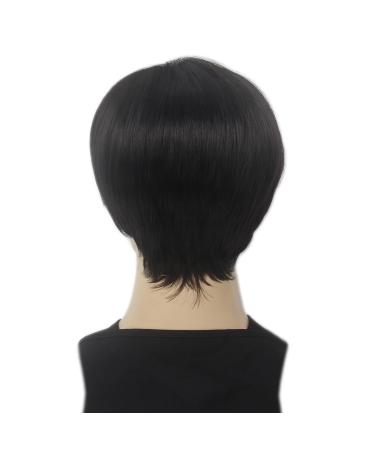 STfantasy Men's Blonde Short Straight Layered Wig - Two-Tone Mixed for Cosplay & International Shipping - Buy Online on SooperMarket.com