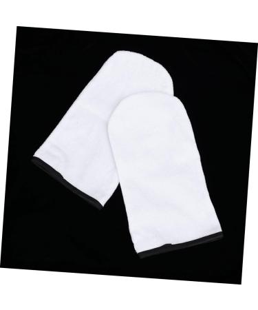 FOMIYES 4 Pairs Hand Treatment Mitts Mittens Wax Gloves Bath Gloves Moisturizing Gloves Overnight Soft Cotton Gloves for Sleeping Skin Care Gloves Spa Gloves Keep Warm White Gel - Buy Online on SooperMarket.com