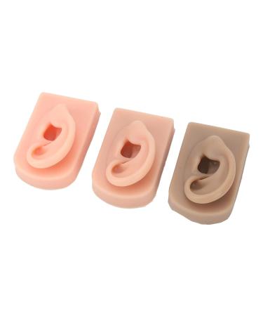 Flexible Silicone Right Ear Model - 3 Colors for Acupuncture Training - Buy Online on SooperMarket.com