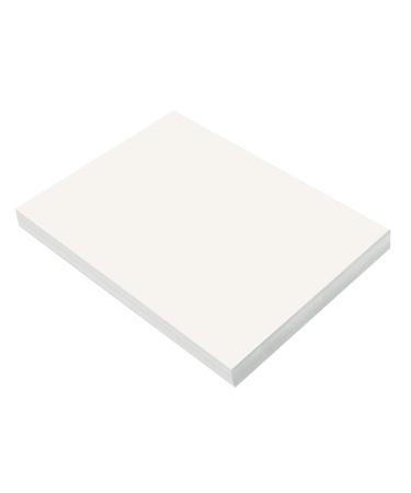 Prang (Formerly SunWorks) Construction Paper  White  9 x 12  100 Sheets White Single