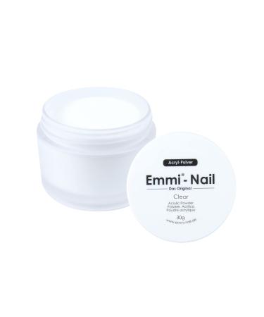 Emmi Nail Acrylic Powder - Nail design with acrylic low odor natural look (30g clear") 30g "clear"