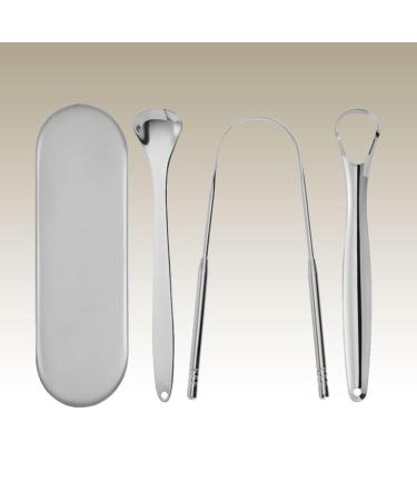 Buy As Seen On TV Silver Tongue Scraper - Stainless Steel Cleaner Spoon for Fresh Breath - Fast International Shipping - Buy Online on SooperMarket.com