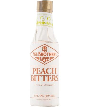 Buy Fee Brothers Peach Bitters 150 ml | Fresh & Fruity Aroma | Enhance Cocktails with Sophisticated Peach Flavor - International Shipping Available - Buy Online on SooperMarket.com