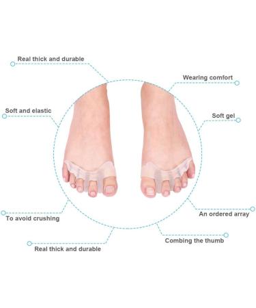 Gel Toe Separators & Spacers for Men & Women | Comfortable Toe Stretchers for Shoes - International Shipping Available - Buy Online on SooperMarket.com