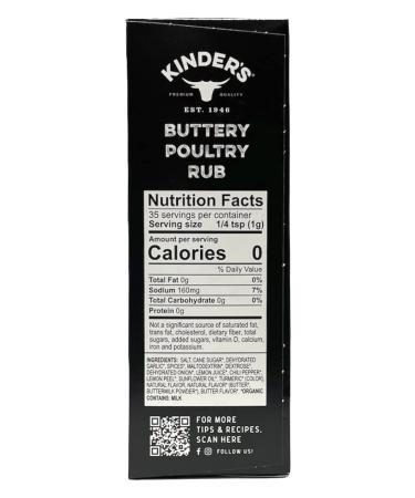 Kinder's Organic Turkey Brine and Rub Kit 11.25oz with Brining Bag | Gluten-Free, USDA Organic, Kosher - Buy Online on SooperMarket.com