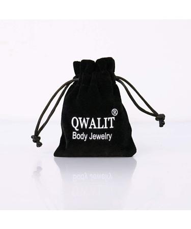 QWALIT Belly Button Piercing Kit - Stainless Steel Body Piercing Set - Buy Online on SooperMarket.com