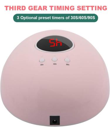Nail Lamp 24W UV LED Nail Dryer Painless Curing Lamp with Automatic Sensor LCD Display 3 Timer Setting UV Nail Dryer for Fingernail & Toenail Gel Polish - Buy Online on SooperMarket.com