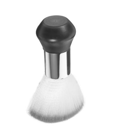 PLAFOPE Barber Brush Neck Brush Barber Hair Cutting Brush Barber Supplies Neck Duster Brush Neck Duster Barber Barbers Brush Haircut Brush Duster Barber Duster Neck Duster for Hair Cutting 14.50X8.50X8.50CM Grey
