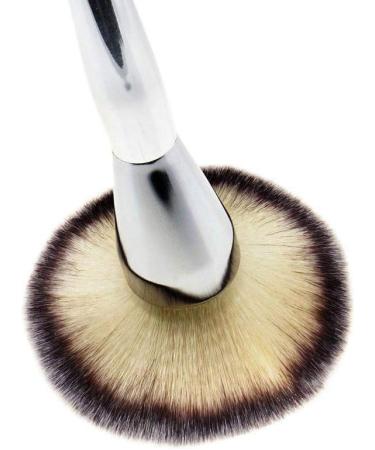 Silver Makeup Brush Foundation Flat Top Face Loose Powder Makeup Brush Silver - Buy Online on SooperMarket.com
