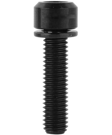 6Pcs M5x20mm Titanium Alloy Bike Cycling Bolts with Gasket - Black - Buy Online on SooperMarket.com
