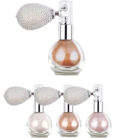 Glitter Spray Body Glitter Highlighter Powder Spray Makeup Pigment Powder with Aroma Glitter Brighten Shimmer Fresh Makeup Powder for Face Body Cosmetic 02 champagne - Buy Online on SooperMarket.com